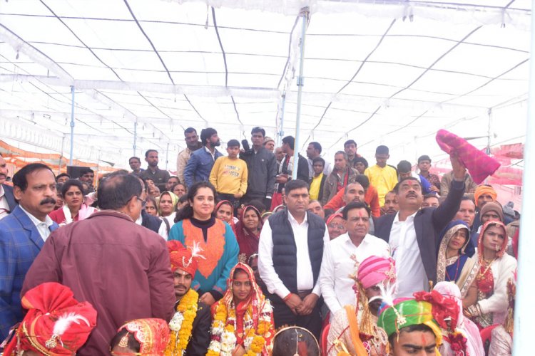 मुख्यमंत्री सामूहिक कन्या विवाह योजना एक वरदान है : उप मुख्यमंत्री देवड़ा
